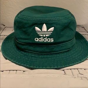 adidas green bucket hat